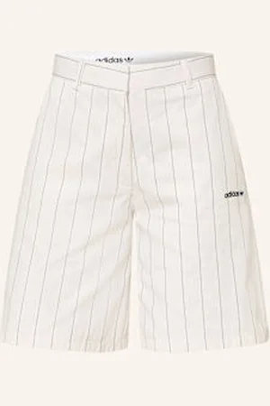adidas Szorty Pinstripe weiss