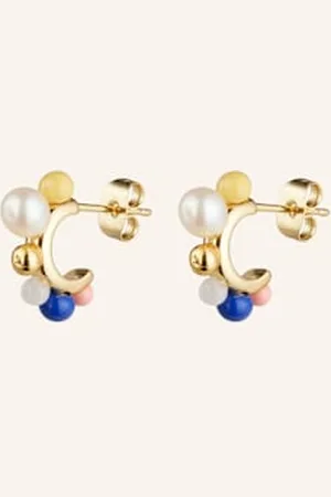 Lulu Copenhagen Kreolki Space Hoops gold