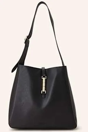 Seidenfelt Torebka Hobo Z Saszetką schwarz