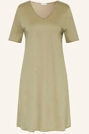 Hanro Koszula Nocna Cotton Silk gruen