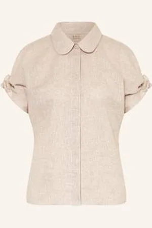 Émanou Bluzka Z Falbankami beige