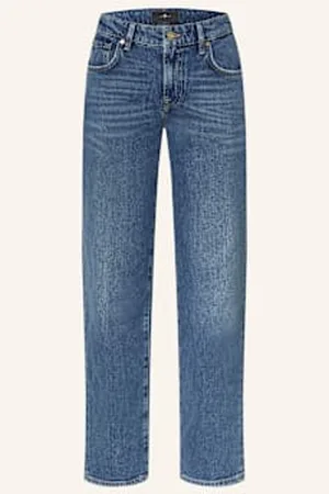 7 for all Mankind Jeansy Straight Callie blau