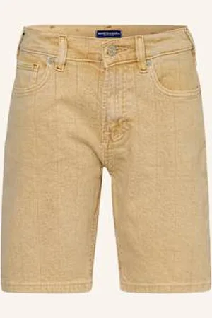 Scotch&Soda Szorty Jeansowe Loose Fit beige