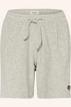 American Vintage Szorty Z Materiału Frotte grau