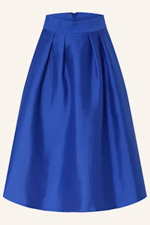 Apart Plisowana Spódnica blau