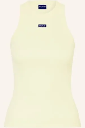 Hugo Blue Top Easy Tank gelb