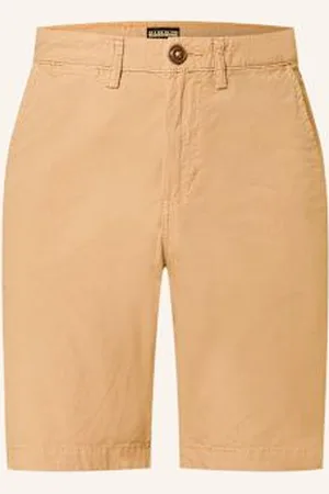 Napapijri Szorty Nakuru Extra Slim Fit braun