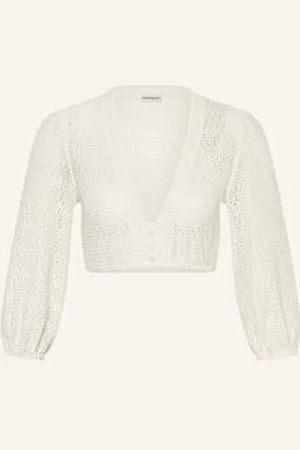 Heimatglück Tracht Bluzka Bawarska Antonia Z Rękawami 3/4 beige