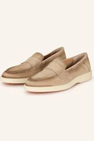 santoni Pantofle Revolve braun