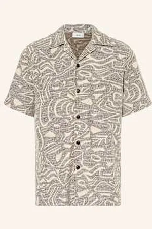 NN.07 Koszula Z Klapami Julio Regular Fit Z Dżerseju beige