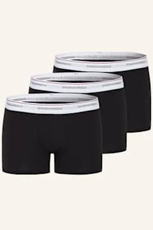 Dsquared2 Bokserki, 3 Szt. schwarz