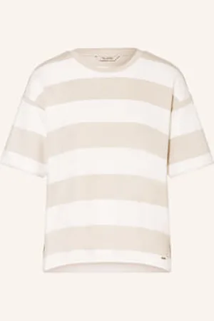 Herrlicher T-Shirt Stinella Striped weiss
