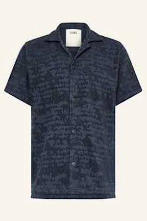 Oas Koszula Z Klapami Night Lagoon Comfort Fit Z Frotte blau