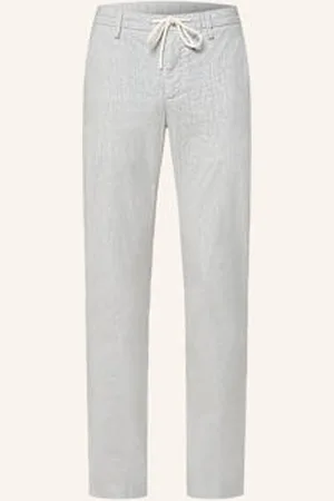 Alberto Chinosy Jump W Stylu Dresowym Slim Fit grau