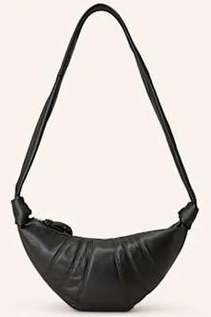 LEMAIRE Torba Na Ramię Croissant Bag Small schwarz