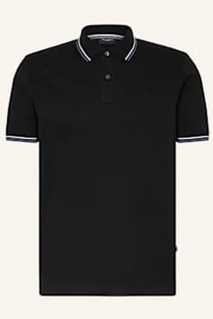 Olymp Koszulka Polo Z Piki Casual Fit schwarz