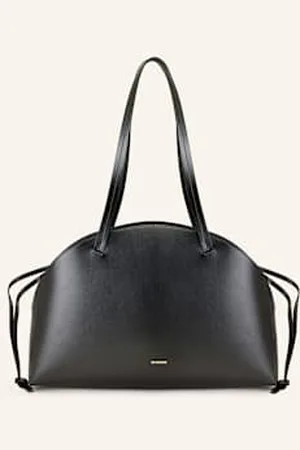 Jil Sander Torba Na Ramię Curve Medium schwarz