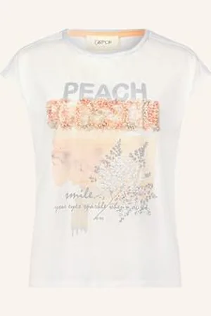 Cartoon T-Shirt weiss