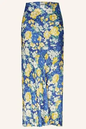 Claudie Pierlot Spódnica Satynowa blau