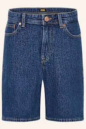 JACK & JONES Szorty Jeansowe Loose Fit blau