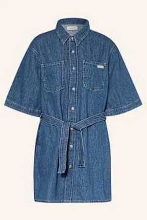 Calvin Klein Sukienka Jeansowa blau