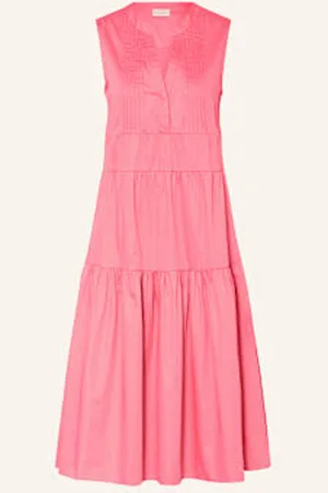 Milano Sukienka Z Falbankami pink