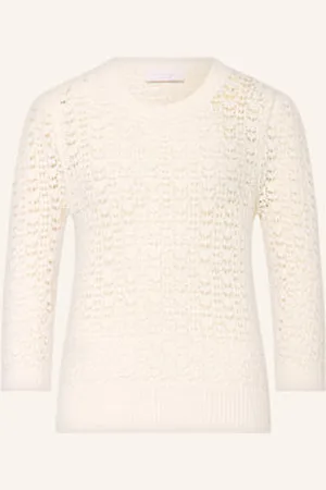 Rich & Royal Sweter Z Rękawem 3/4 weiss