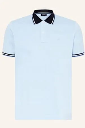 Olymp Koszulka Polo Z Piki Casual Fit blau