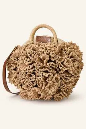 IBELIV Torebka Z Falbankami beige