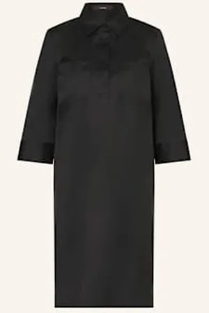 Windsor Sukienka Koszulowa Z Rękawami 3/4 schwarz