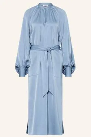 Filippa K Sukienka Satynowa blau