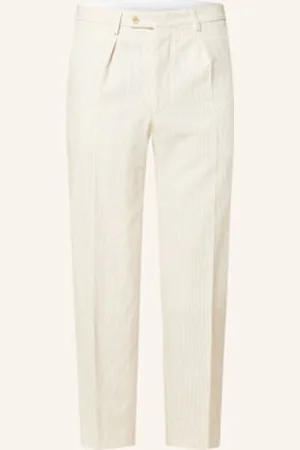 Baldessarini Spodnie Garniturowe Slim Fit weiss