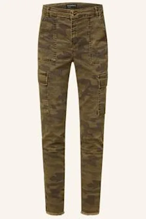 AllSaints Jeansy Bojówki Duran gruen