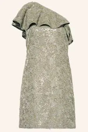 Dorothee Schumacher Sukienka Koktajlowa Sequin Statement Z Cekinami gruen