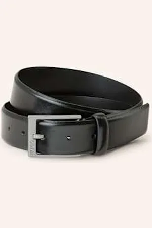 HUGO BOSS Pasek Skórzany Garney schwarz