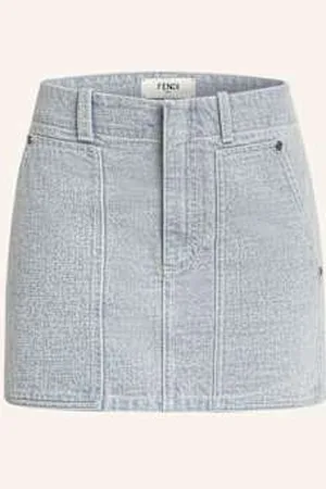 Fendi Spódnica Jeansowa grau