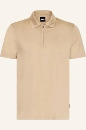 HUGO BOSS Koszulka Polo Z Dżerseju Paras beige