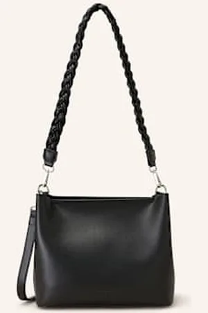 Seidenfelt Torebka Hobo schwarz