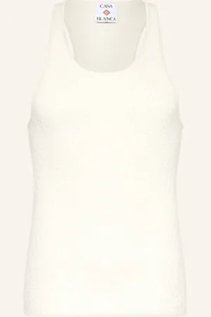 Casablanca Top Z Dzianiny weiss