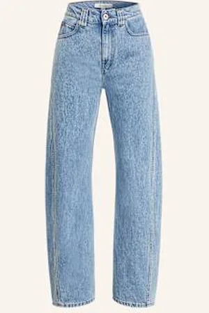J.W.Anderson Jeansy Barrel Twisted blau