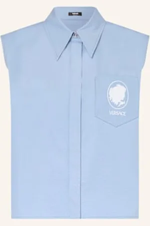 VERSACE Bluzka Bez Rękawów blau