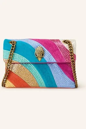 Kurt Geiger Torba Na Ramię Kensington Mini Z Kamieniami Szlachetnymi blau