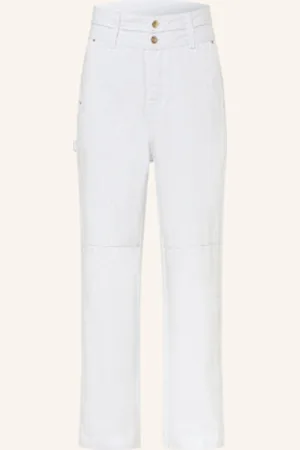 Claudie Pierlot Jeansy Wide Leg weiss