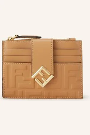 Fendi Portfel Ff Diamonds beige