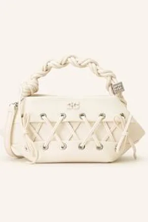 Ganni Torebka Bou Bag Mini weiss