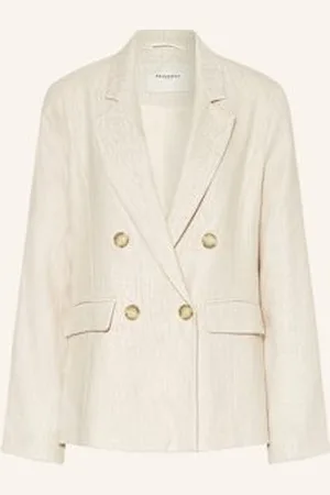 beaumont Blezer Charmy Z Lnem beige