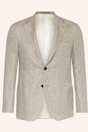 corneliani Marynarka Regular Fit Z Lnem beige