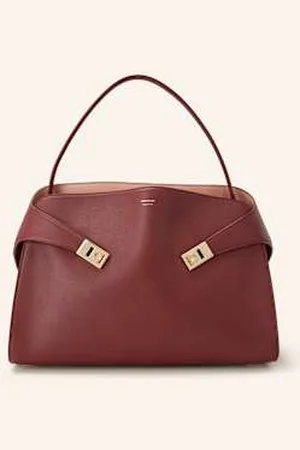 Salvatore Ferragamo Torebka Hug Soft rot
