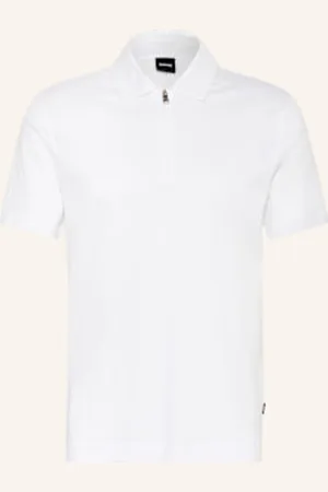 HUGO BOSS Koszulka Polo Z Dżerseju Paras weiss