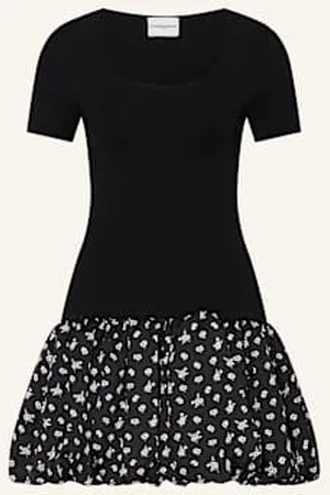 Claudie Pierlot Sukienka Z Mieszanki Materiałów schwarz